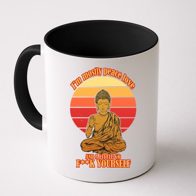 A little Go F**k Yourself Funny Buddha Mug