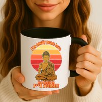 A little Go F**k Yourself Funny Buddha Mug