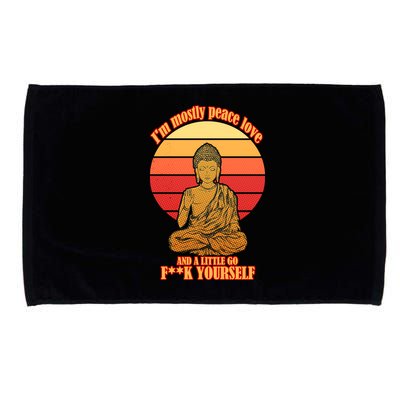 A little Go F**k Yourself Funny Buddha Microfiber Hand Towel
