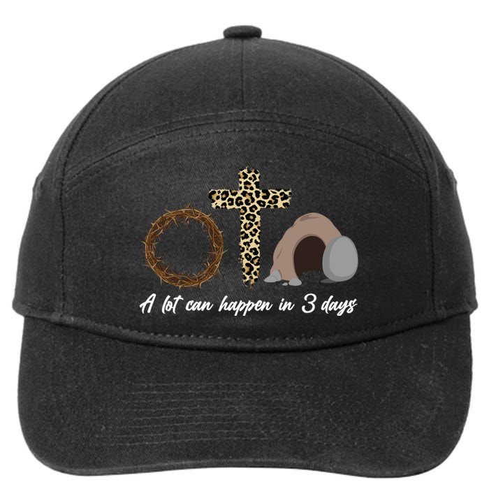 A Lot Can Happen in 3 Day Celebrating Easter 7-Panel Snapback Hat