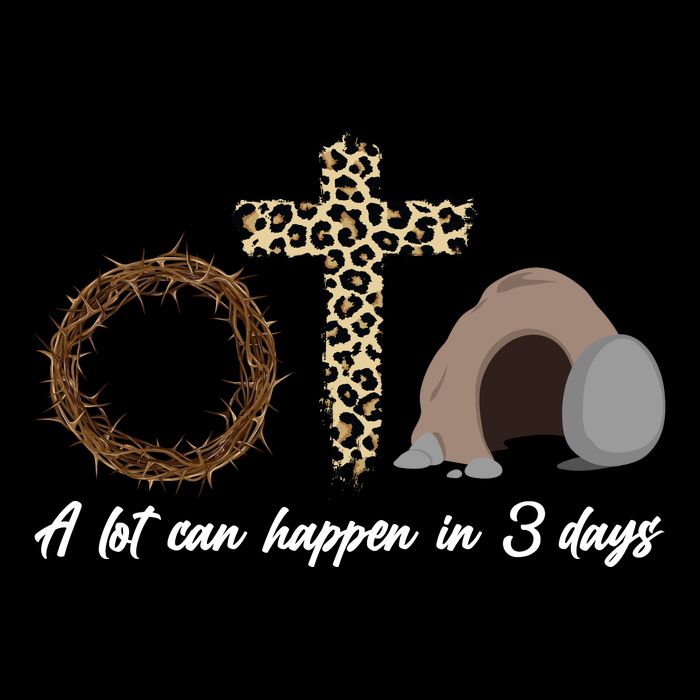 A Lot Can Happen in 3 Day Celebrating Easter Flat Bill Trucker Hat
