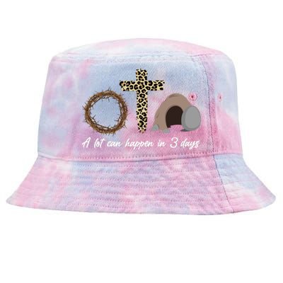 A Lot Can Happen in 3 Day Celebrating Easter Tie-Dyed Bucket Hat