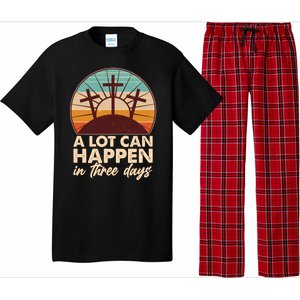 A Lot Can Happen in Three Days Jesus Resurrection Pajama Set