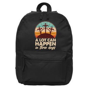 A Lot Can Happen in Three Days Jesus Resurrection 16 in Basic Backpack