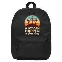 A Lot Can Happen in Three Days Jesus Resurrection 16 in Basic Backpack