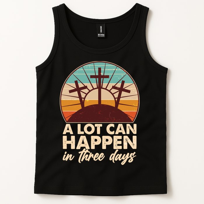A Lot Can Happen in Three Days Jesus Resurrection Tank Top