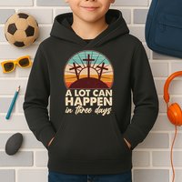 A Lot Can Happen in Three Days Jesus Resurrection Kids Hoodie