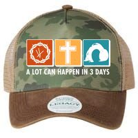 A Lot Can Happened In Three Days Jesus Resurrection Legacy Tie Dye Trucker Hat