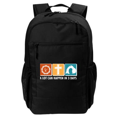 A Lot Can Happened In Three Days Jesus Resurrection Backpack