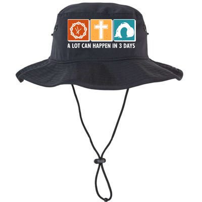 A Lot Can Happened In Three Days Jesus Resurrection Bucket Hat