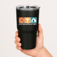 A Lot Can Happened In Three Days Jesus Resurrection Tumbler