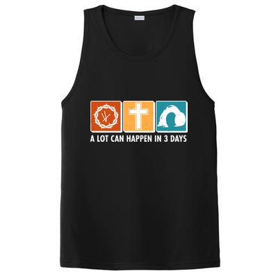 A Lot Can Happened In Three Days Jesus Resurrection PosiCharge Competitor Tank