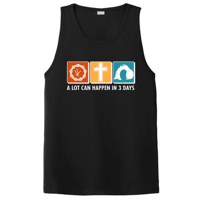 A Lot Can Happened In Three Days Jesus Resurrection PosiCharge Competitor Tank