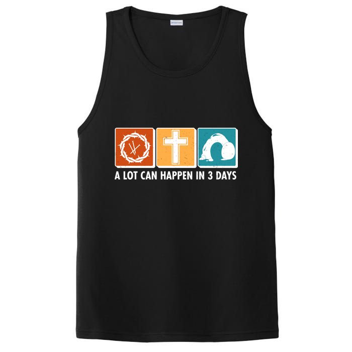 A Lot Can Happened In Three Days Jesus Resurrection PosiCharge Competitor Tank