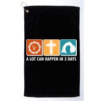 A Lot Can Happened In Three Days Jesus Resurrection Golf Towel