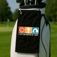 A Lot Can Happened In Three Days Jesus Resurrection Golf Towel