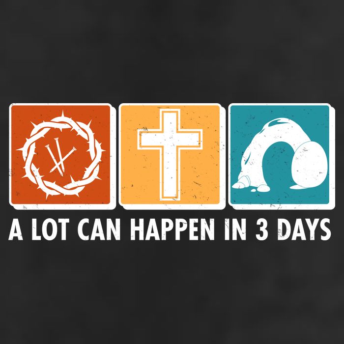 A Lot Can Happened In Three Days Jesus Resurrection Microfiber Hand Towel