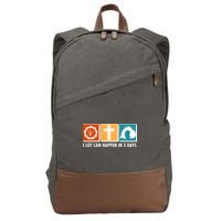 A Lot Can Happened In Three Days Jesus Resurrection Cotton Canvas Backpack