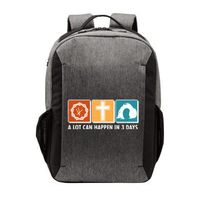 A Lot Can Happened In Three Days Jesus Resurrection Vector Backpack