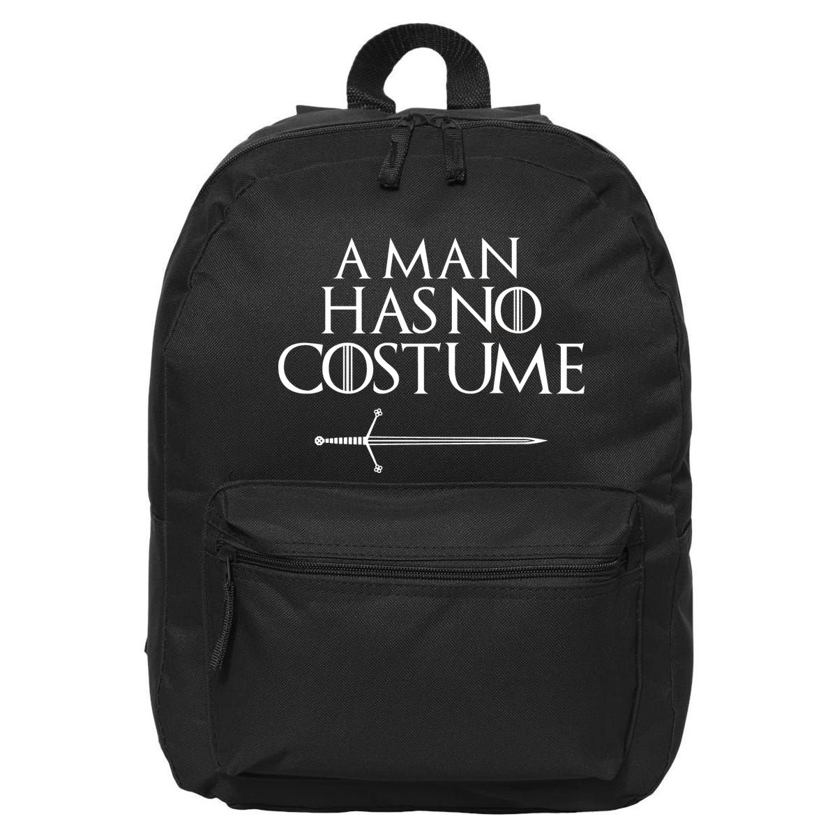 A Man Has No Costume Funny TV Series 16 in Basic Backpack
