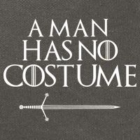 A Man Has No Costume Funny TV Series Cotton Canvas Backpack