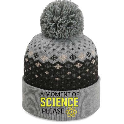 A Moment Of Science Please  The Baniff Cuffed Pom Beanie