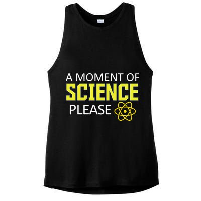 A Moment of Science Please Ladies PosiCharge Tri-Blend Wicking Tank