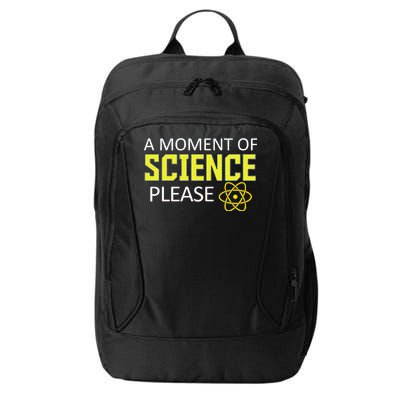 A Moment Of Science Please  City Backpack