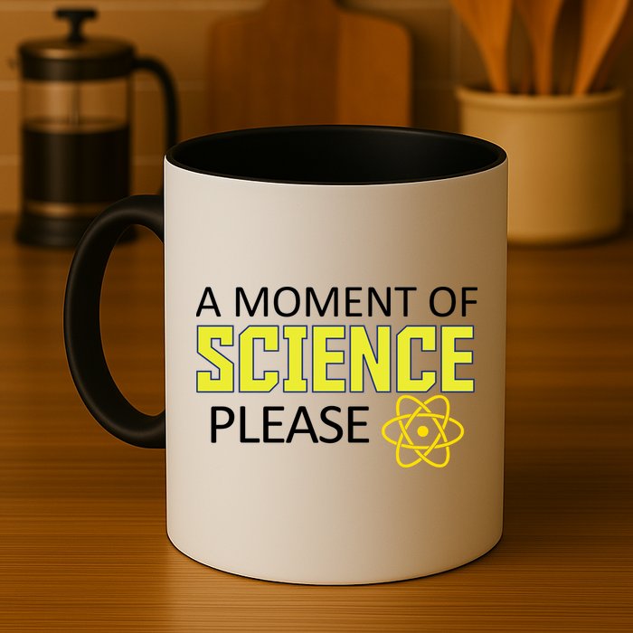 A Moment Of Science Please  Mug