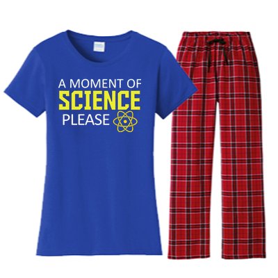 A Moment Of Science Please  Women's Flannel Pajama Set