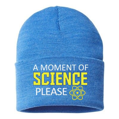 A Moment Of Science Please  Sustainable Knit Beanie