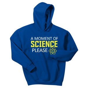 A Moment Of Science Please  Kids Hoodie