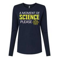 A Moment of Science Please Womens Cotton Relaxed Long Sleeve T-Shirt