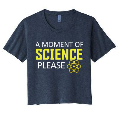 A Moment of Science Please Crop Top