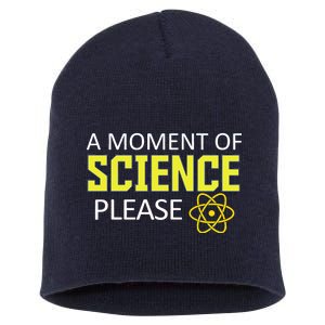 A Moment of Science Please Short Acrylic Beanie