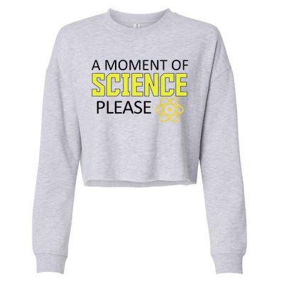 A Moment Of Science Please  Cropped Pullover Crew