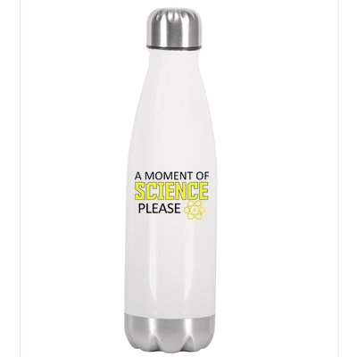 A Moment of Science Please Stainless Steel Insulated Water Bottle