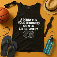 A Penny For Your Thoughts Seems A Little Pricey Tank Top