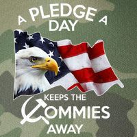 A Pledge A Dat Keeps The s Commies Away Legacy Tie Dye Trucker Hat