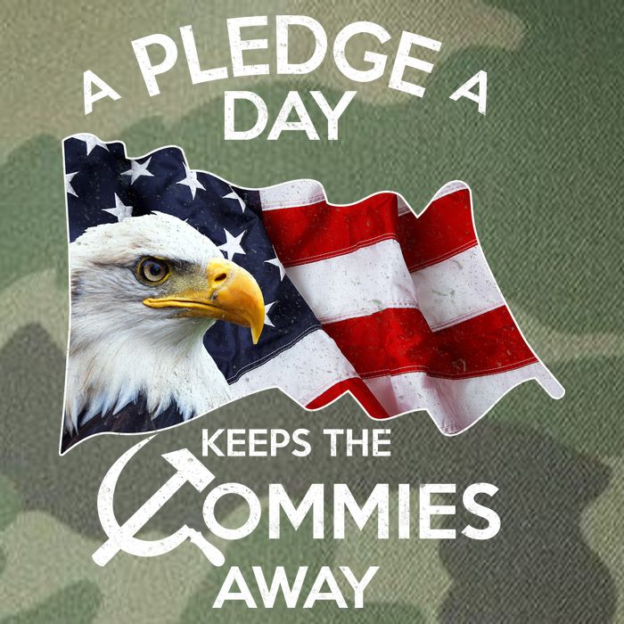 A Pledge A Dat Keeps The s Commies Away Legacy Tie Dye Trucker Hat