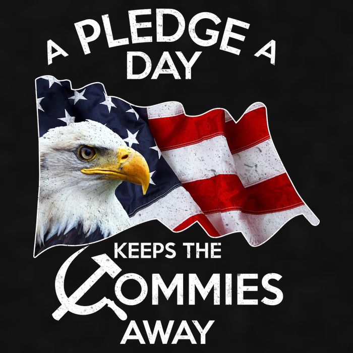 A Pledge A Dat Keeps The s Commies Away Ladies PosiCharge Tri-Blend Wicking Tank