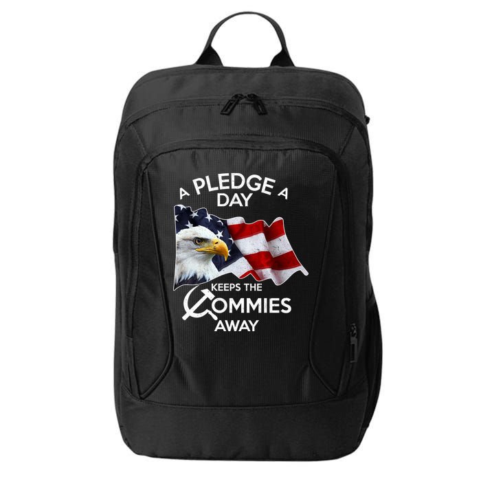 A Pledge A Dat Keeps The s Commies Away City Backpack
