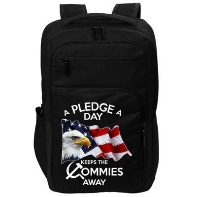 A Pledge A Dat Keeps The s Commies Away Impact Tech Backpack