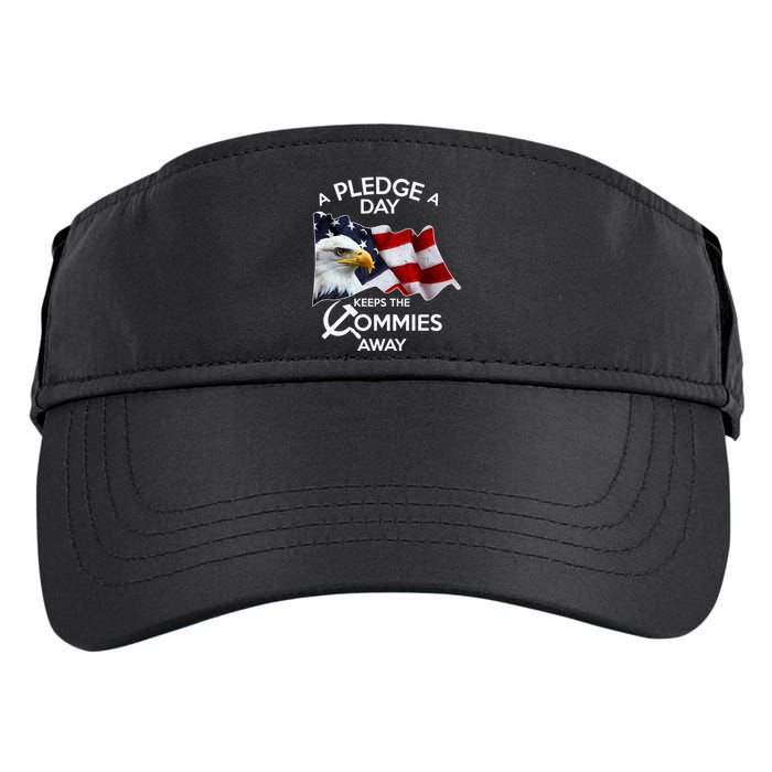 A Pledge A Dat Keeps The s Commies Away Adult Drive Performance Visor