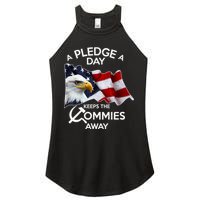 A Pledge A Dat Keeps The s Commies Away Women's Perfect Tri Rocker Tank