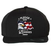 A Pledge A Dat Keeps The s Commies Away Wool Snapback Cap