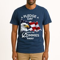 A Pledge A Dat Keeps The s Commies Away Tall T-Shirt