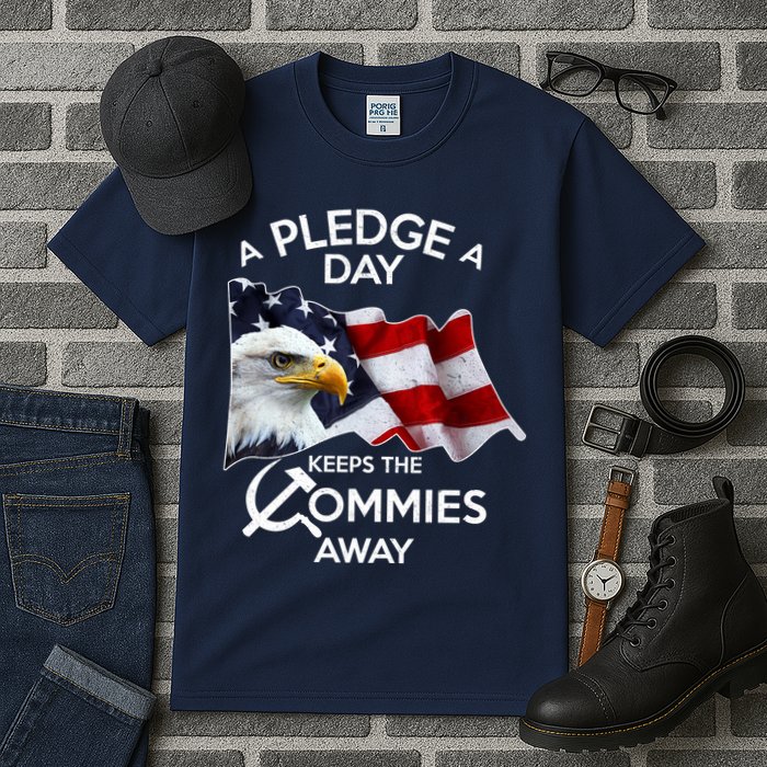 A Pledge A Dat Keeps The s Commies Away Tall T-Shirt