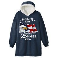 A Pledge A Dat Keeps The s Commies Away Hooded Wearable Blanket