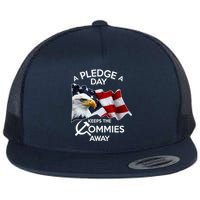 A Pledge A Dat Keeps The s Commies Away Flatbill Hat